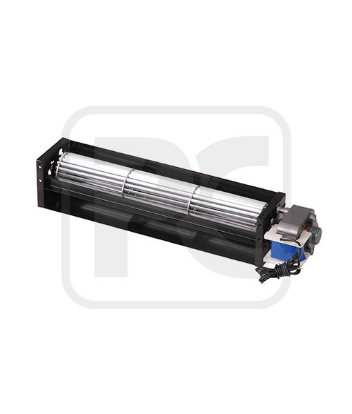 TCS Series - AC220v 50hz Cross Flow Blower Aluminum Impeller Steel Housing , 186 M³ / H Much Air Volume